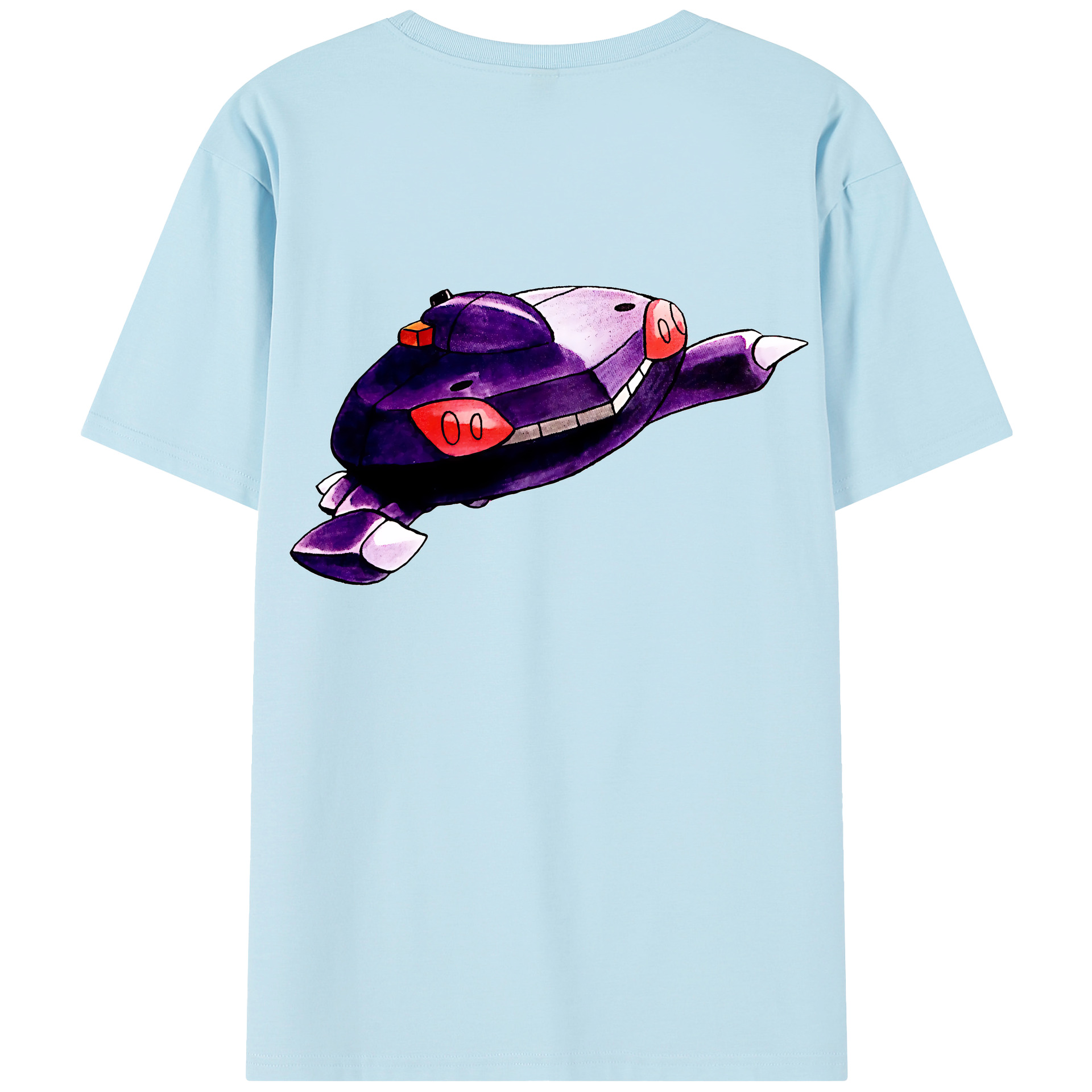 （画像用） ポケットモンスター Pokémon 綿100％半袖Tシャツ（背面プリント）